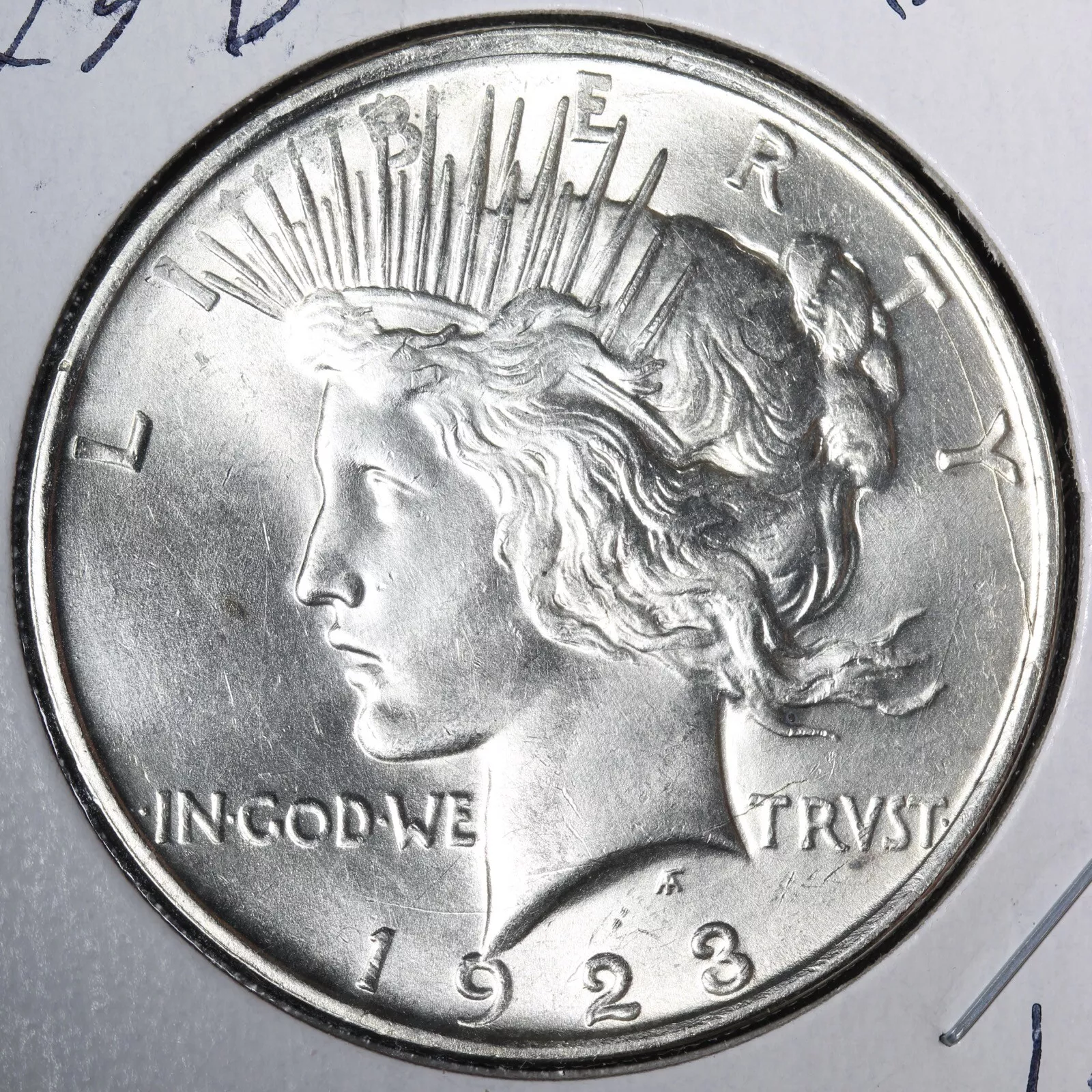 1923 Silver Peace Dollar Uncirculated