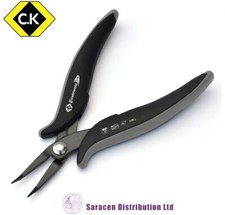 CK MICRO PRECISION ESD ECOTRONIC LONG SNIPE BENT NOSE PLIERS - T3892