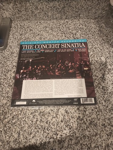 FRANK SINATRA MFSL THE CONCERT RARE 1/2 SPEED MASTERED AUDIOPHILE 180GRAM LP  - Picture 2 of 2