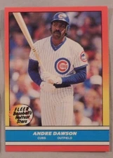  (2)  1988 Fleer Revco Baseball Hottest Stars Andre Dawson Cubs Baseball Card
