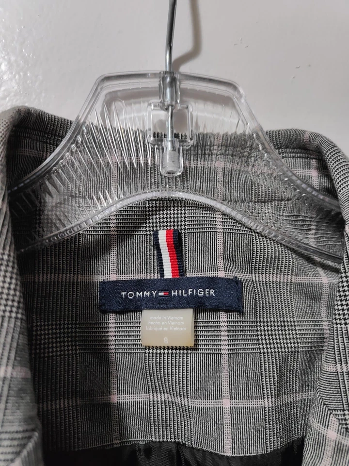 Tommy Hilfiger Women's Grey Blazer Jacket Size 8 - Image 2 of 2