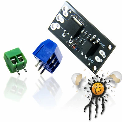 Arduino Power PWM Mosfet Modul mit Optokoppler isolated FR120N LR7843 AOD4184 - Bild 1 von 3
