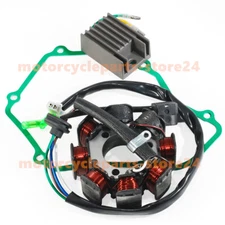 STATOR COIL + REGULATOR RECTIFIER + GASKET for Honda ATC250R 1985 31120-HA2-671