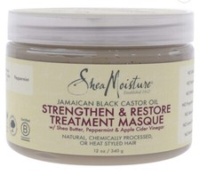 Shea Moisture Jamaican Black Castor Oil Strengthen  Restore masque 12oz 
