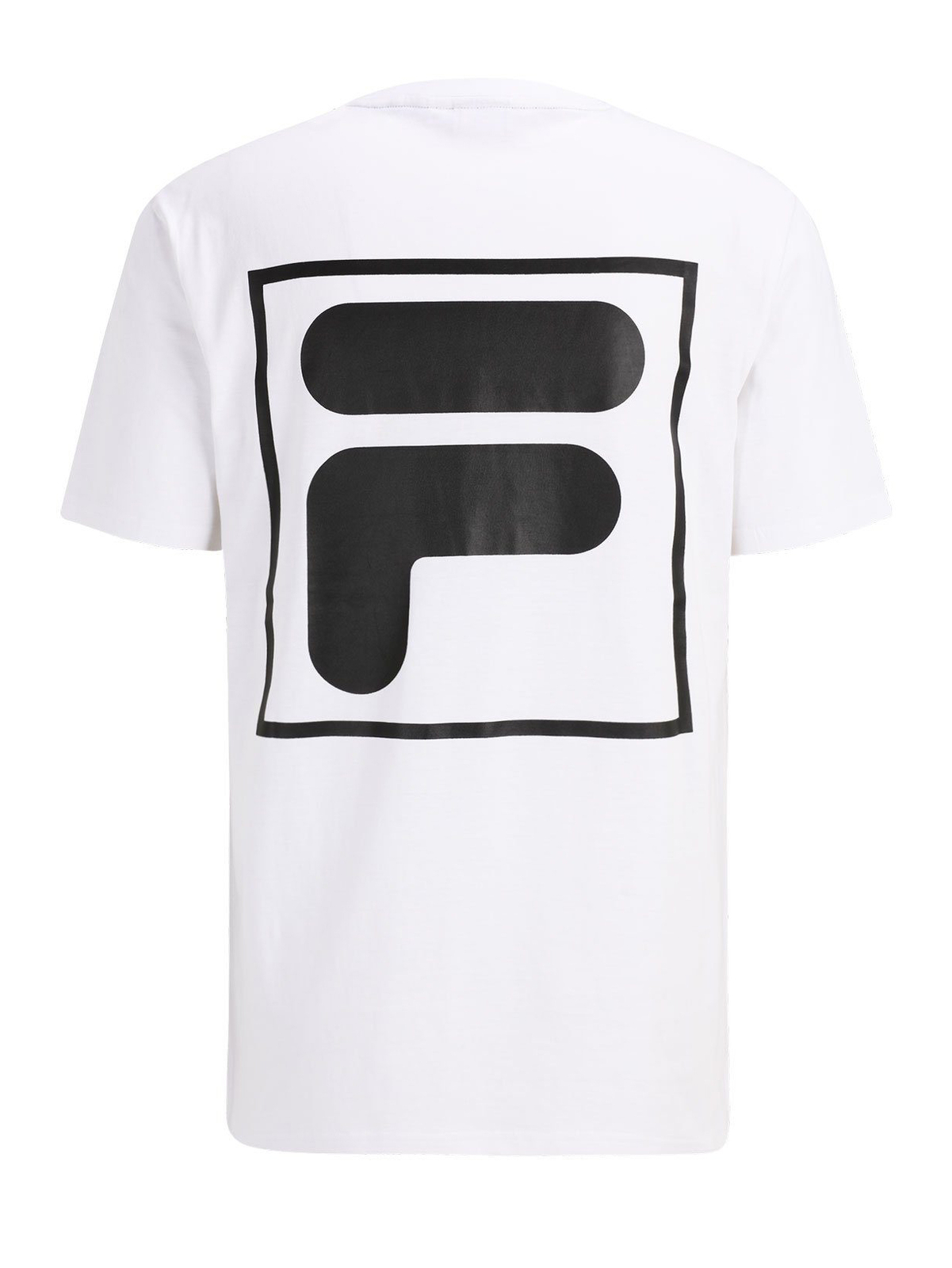 Fila T shirt uomo regular fit bianca con stampa logo BORNE