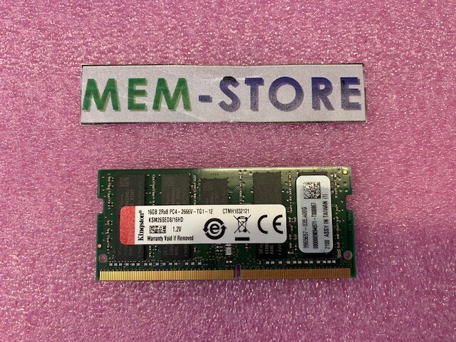 KSM26SED8/16HD 16GB 2Rx8 2G x 72-Bit PC4-2666 CL19 260-Pin ECC
