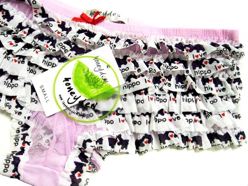 A334 Honeydew Intimates NEW Women's Tier Layer Ruffle Sheer Mesh Rumba Boyshorts - Picture 60 of 71