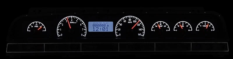 Sistema de calibre analógico Dakota Digital 1969-70 Chevy Impala Caprice VHX-69C-IMP-S-W Foto 2 de 4