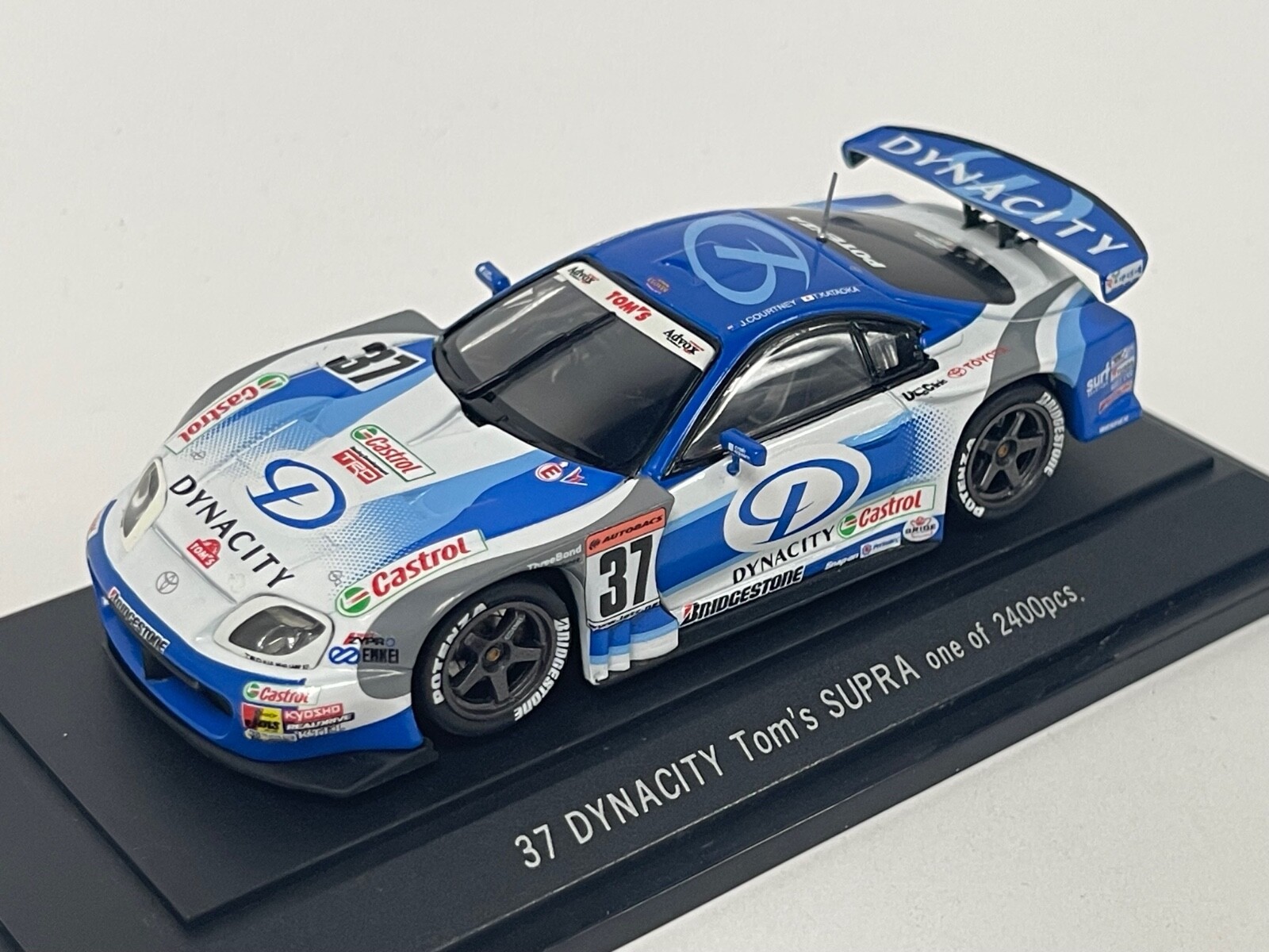 1/43 Ebbro Dynacity Tom's Toyota Supra JGTC 2004 car #37 #595 . CS970