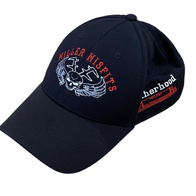 Official Misfits Black Skull Graphic baseball hat MR Logo Embroidered Ball Cap - Official Misfits Shop  main image 4
