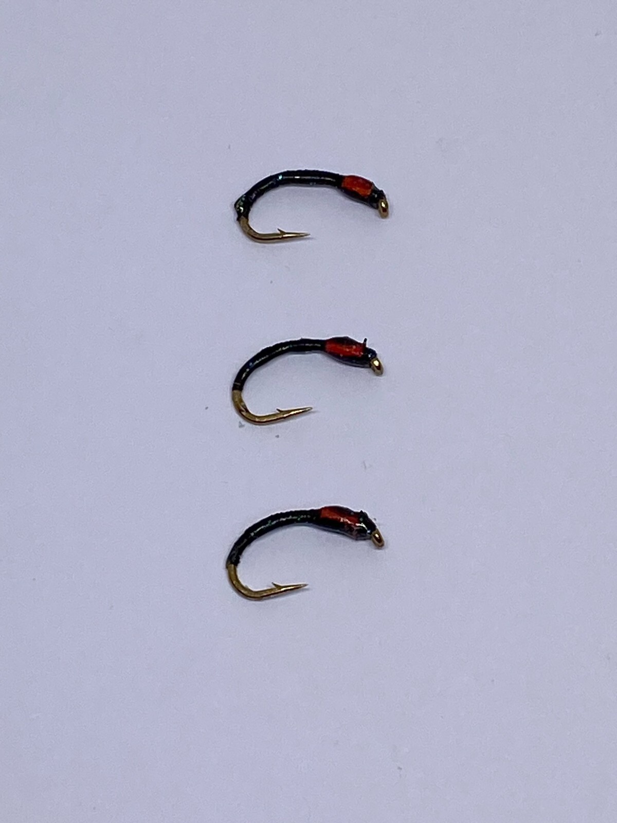 Lot De 18 Mouches De Pêche Epoxy Buzzers Pour Truite - Tailles Et Variétés Mélangées (rouge & Noir), UK Fabriqué