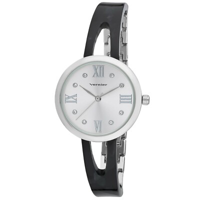 Vernier Women\'s 34mm Resin Half Link Half Round Bangle Watch Vernier Bangle Wristwatches for sale | eBay main image 4