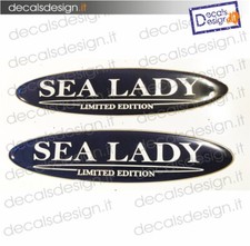 adesivi fregi loghi barca ranieri sea lady limited edition resinati 3d spessore
