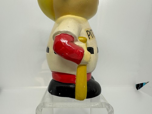 Vintage 1960s Pittsburgh Pirates Bat Boy Bank With Stopper Inv-0439 - Picture 8 of 10