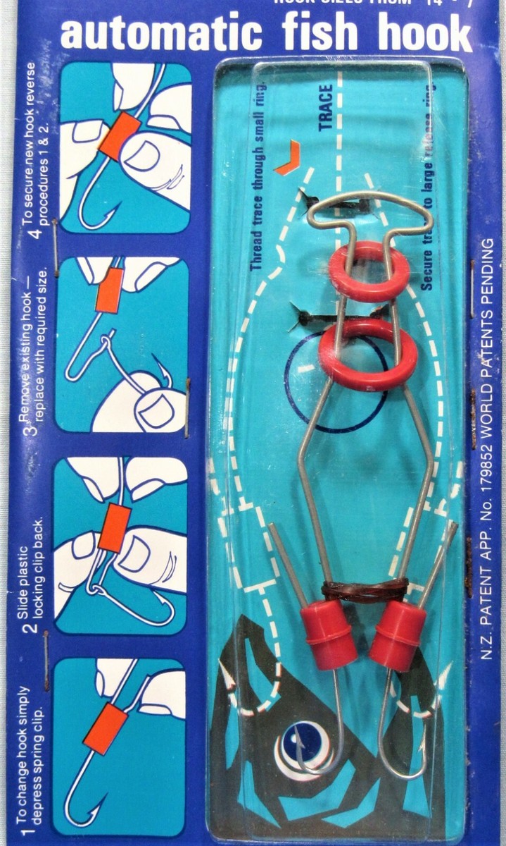 automatic fish hook GRFIT Fishing Hooks 3-20pcs Fishing Trigger Stainless Steel Spring Fishhook Bait Catch Ejection Catapult Hooks (Color : 3pcs Black) : Sports & Outdoors be bait stealers with the Automatic Fisherman The Original Snapper Automatic Fishing Hook Setter -