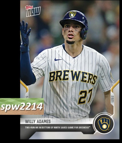 2021 Topps Now 413 Willy Adames