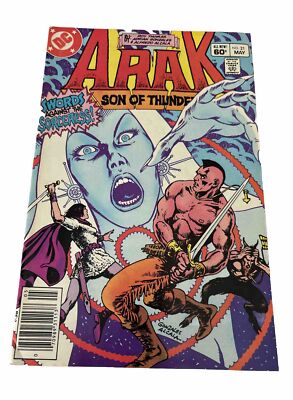 1982 DC Comics Arak Son of Thunder #21 Bronze Age Comic Book F/VF Condition