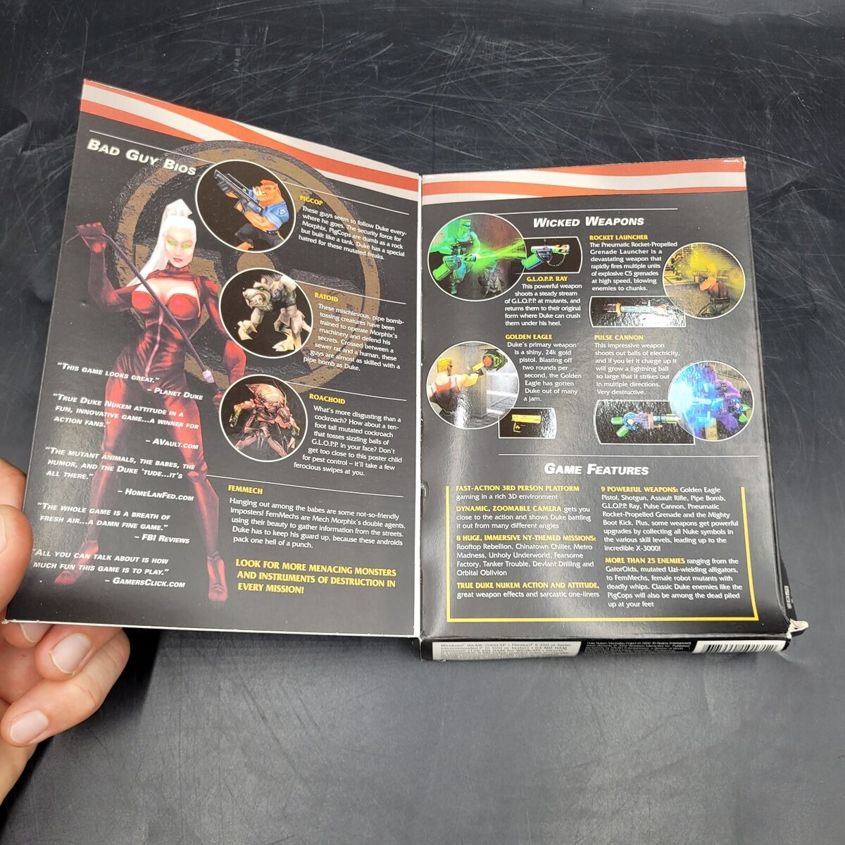 Duke Nukem Manhattan Project Total Mutant Mayhem PC CD-ROM Duke Nukem Manhattan Project Total Mutant Mayhem PC CD-ROM
