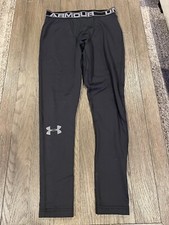 Mens Under Armour Black Jock Spandex Tights Compression Pants L Large