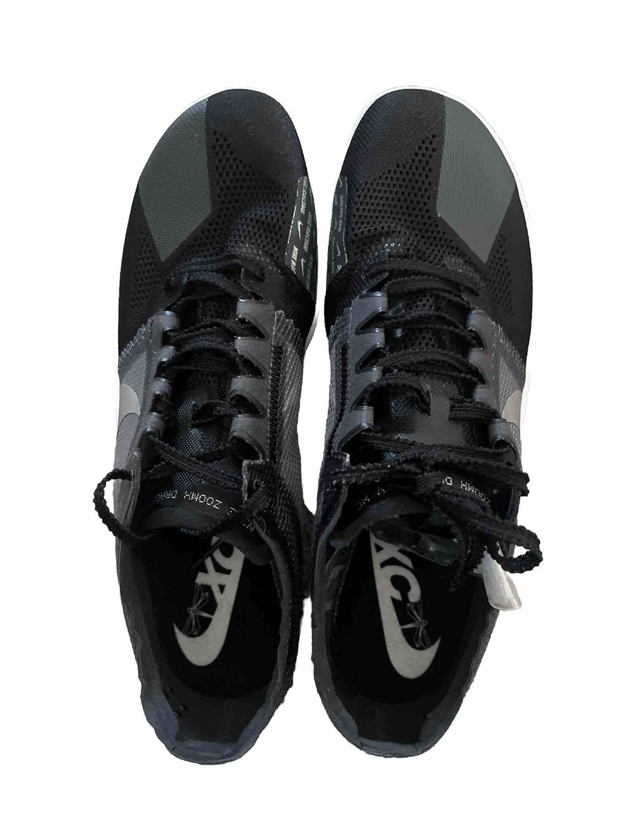 Nike ZoomX DragonFly Black Metallic Silver Track Field Distance Spikes Men\'s 9 Nike ZoomX Dragonfly XC Black Metallic Silver Spikes Mens  main image 4