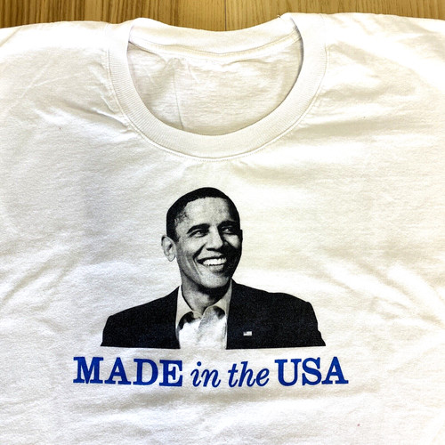 Barack Obama Birth Certificate Arizona Union Campaign Promo T Shirt Double Sided