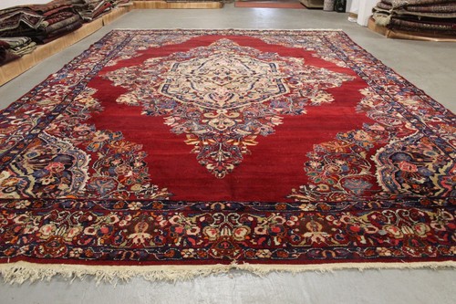Antik handgeknüpfter alte Perser Teppich 440 x 306 cm top zustand