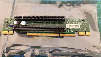 Supermicro RSC-W-66G4 1U WIO Riser-Karte für die linke Seite 2x PCI-E 4.0_0.03_5