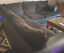 l shaped sectional sofa - black fabric