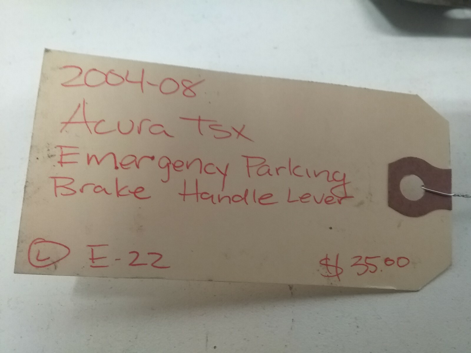 200408 Acura tsx Emergency Parking Brake Handle Lever eBay