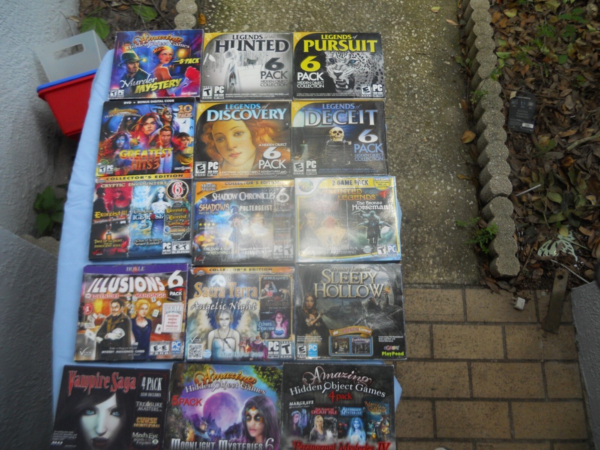 AMAZING LOT OF 40 PC DVD-ROM SOFTWARE VIDEO PC GAMES AS LISTED NO