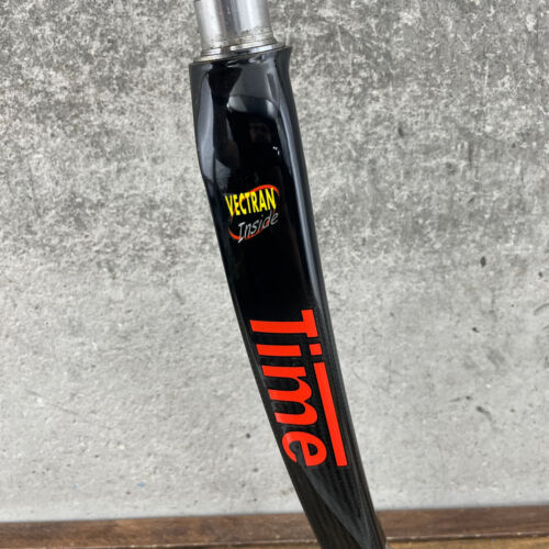 Vintage Time Alium Carbon Fork 700c 1 1/8 Threadless Vectran Aluminum Steerer 9" - Picture 2 of 18