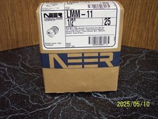 1/2" Metallic Liquid Tight Straight Connector ( 25 Pack). Zinc Die Cast LMM-11