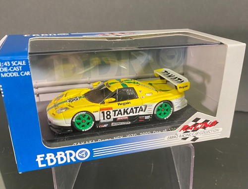 TAKATA 1:43 Ebbro Dome Honda NSX JGTC 2002 Model Car 18 Yellow 331 Ltd Ed 1/1200 - Picture 20 of 21