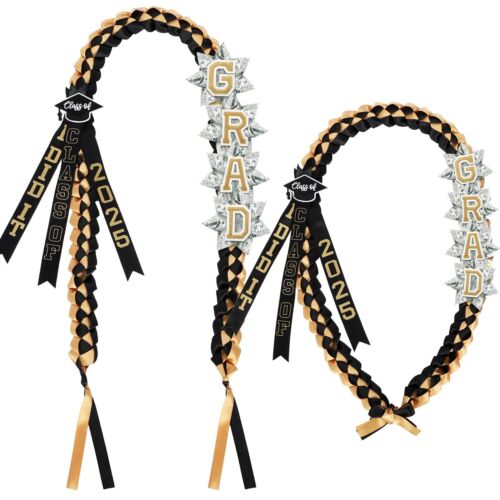 Knitgrip Graduation Lei Class of 2025 Grad Ribbon Money Leis Kit Handmade Dou...
