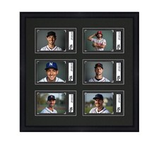 SGC Graded Card Frame Display Holds (6) Slabs Baseball, UV Protection (optional)