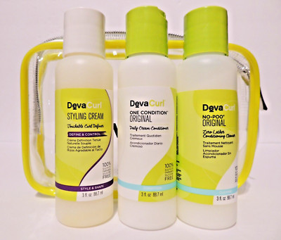 DevaCurl DEFINE CONTROL Styling Cream & NO-POO SHAMPOO & CONDITIONERNIB