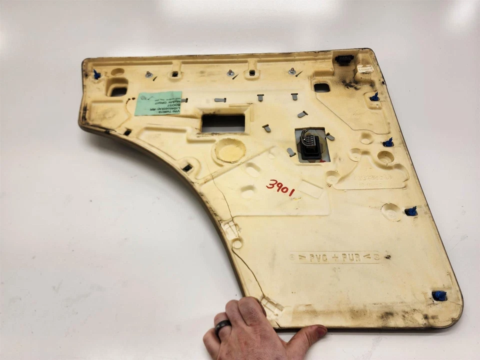 Land Rover Discovery 1996 1997 1998 pasajero derecho puerta trasera panel moldura beige Foto 3 de 4