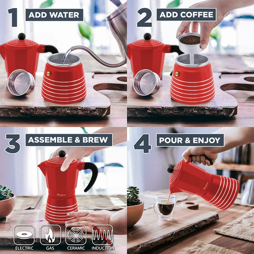 Bialetti Rainbow Espresso Coffee Maker 