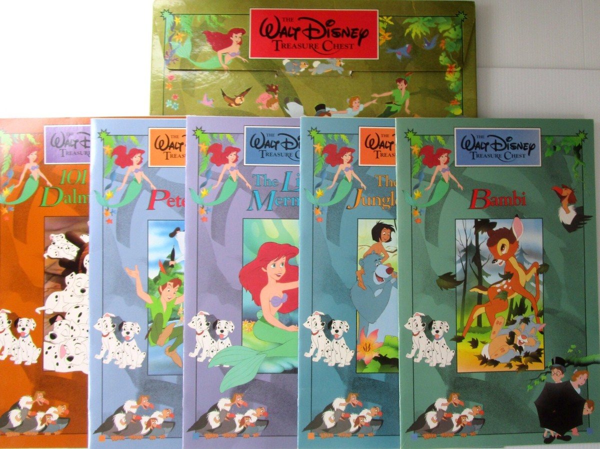 Disney TREASURE COLLECTIONS 5冊セット Disney Treasure Chest Oversized 5 Book Set Little Mermaid Peter
