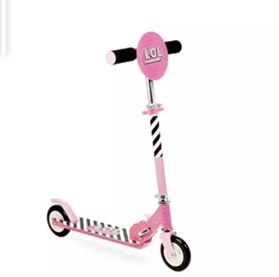 Folding Kick Scooter- Stripes- Surprise!