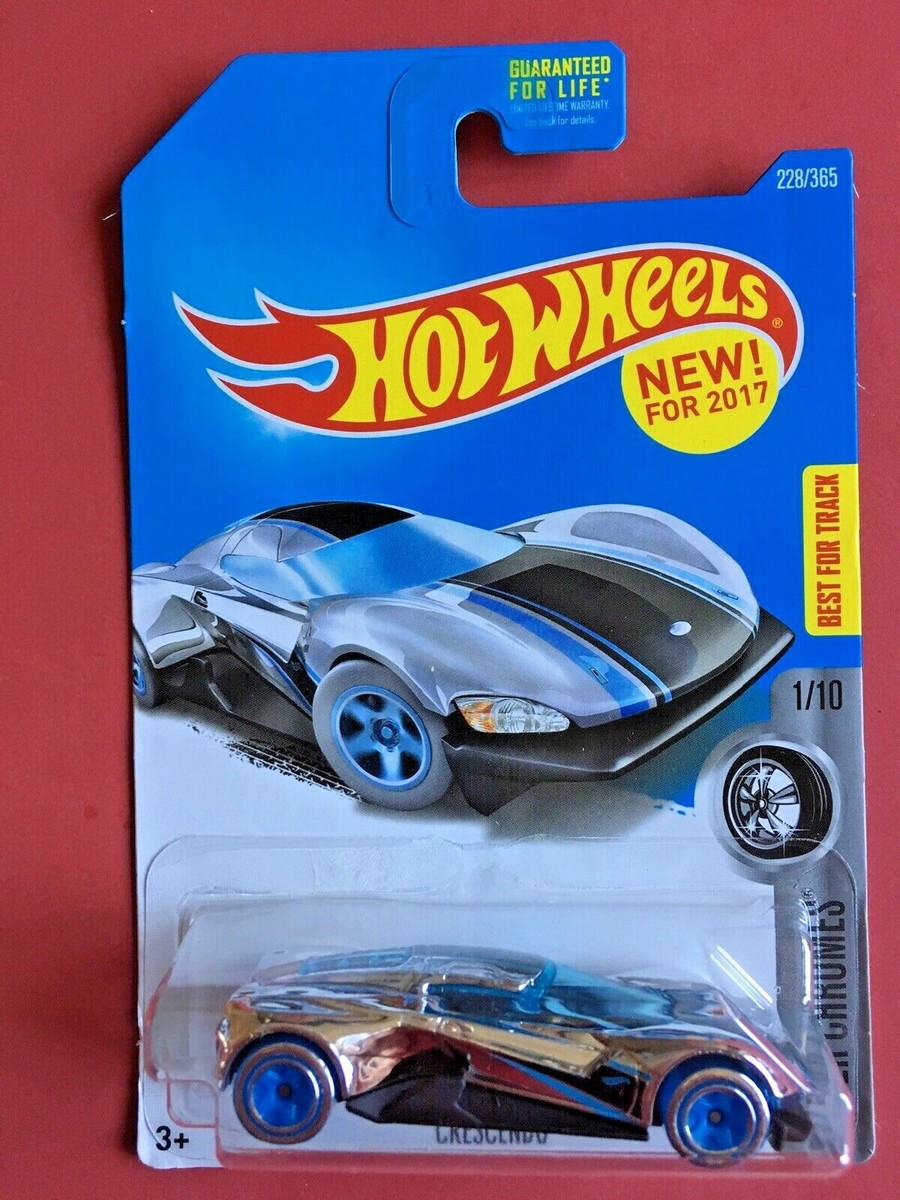 2017 Hot Wheels: Crescendo Super Chrome Blue 228/365 DTX04 (HW375
