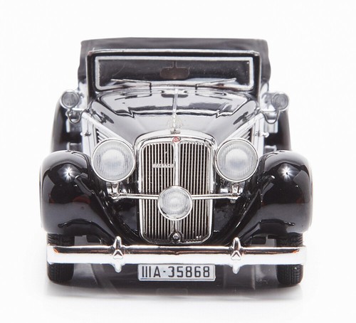Esval Models Ltd Ed 1938 Maybach SW38 Cabriolet A Spohn Black 1/43 Scale Top Dn - Picture 6 of 6