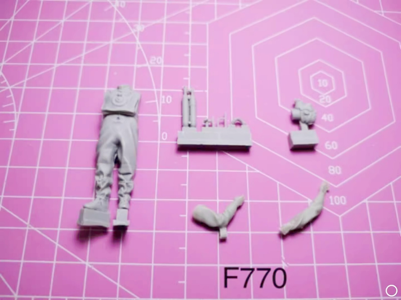 1:35 resin figure model kit 1 Italian diver Unassembled unpainted