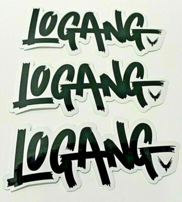 Logang Sign 3x Logang Logan Paul & Jake Paul Logang Sticker Apprx 6” long Decals ...