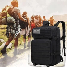 45L Military Tactical Backpack Large Army Men 3 Day Assault Pack Molle Rucksacks