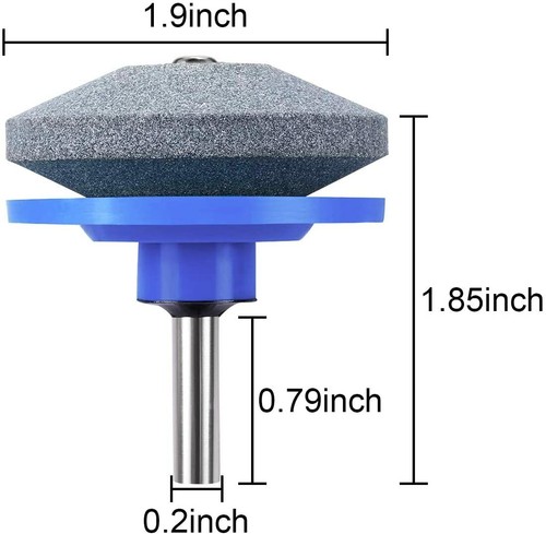 5Pack Universal Lawn Mower Blade Sharpener Grinding Power Drill Garden Tool Set - Picture 3 of 7