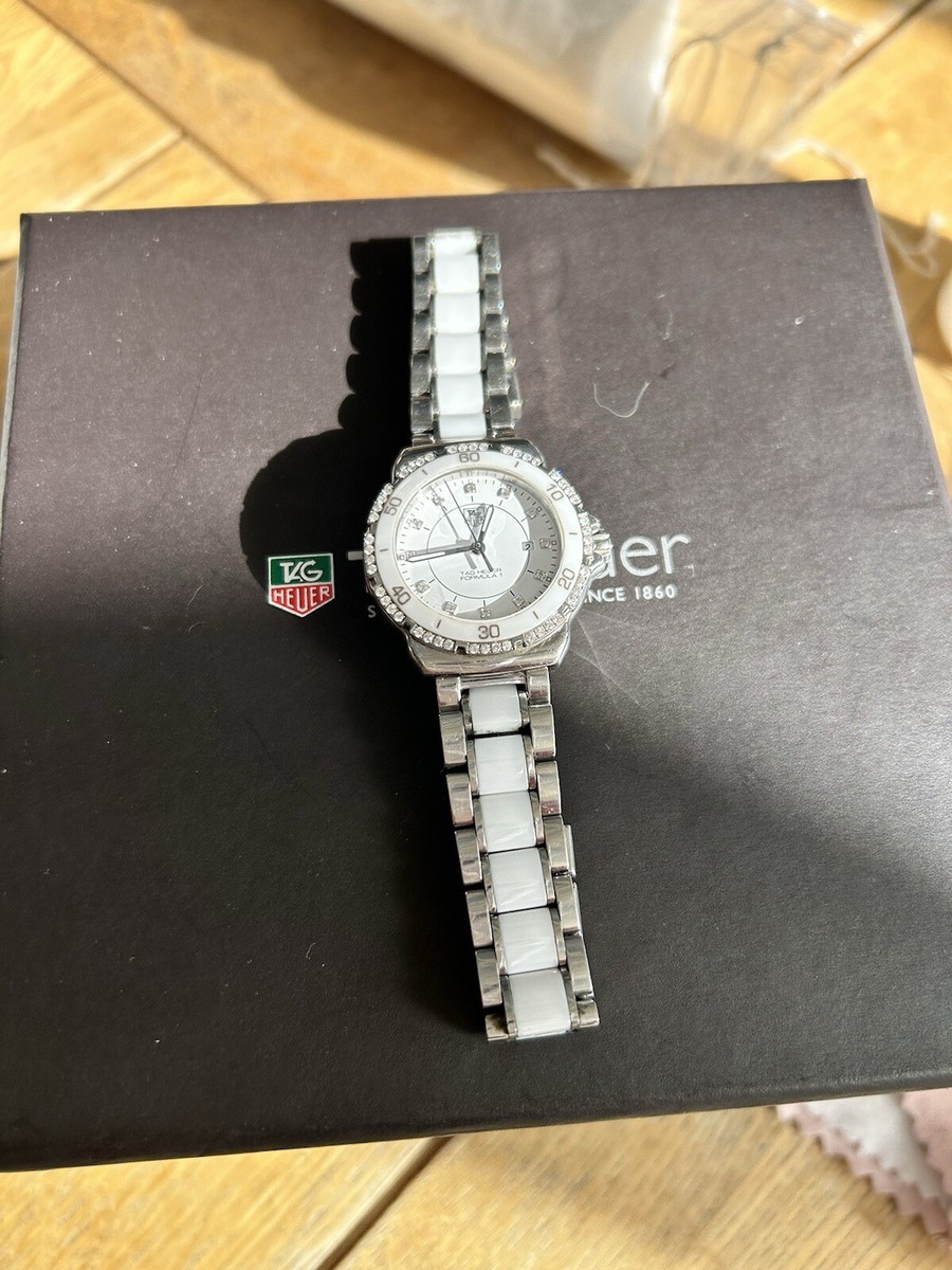 Tag Heuer Formula Steel Ceramic Watch 31mm Case White Dial