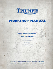Triumph Motorcycle Service & Repair Manuals for sale | eBay