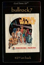 1977 STAR WARS PANINI Factory Sealed Sticker Pack 2 READ