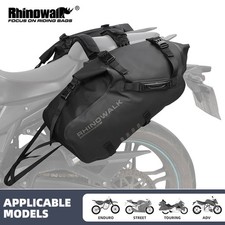 Rhinowalk Motor Side Bag Waterproof 18L 28L 48L Motorcycle Pannier Bag 2PCS